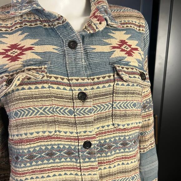 Faherty Doug Good Feather Canyon Overshirt Button-Down Size M - Picture 3 of 7